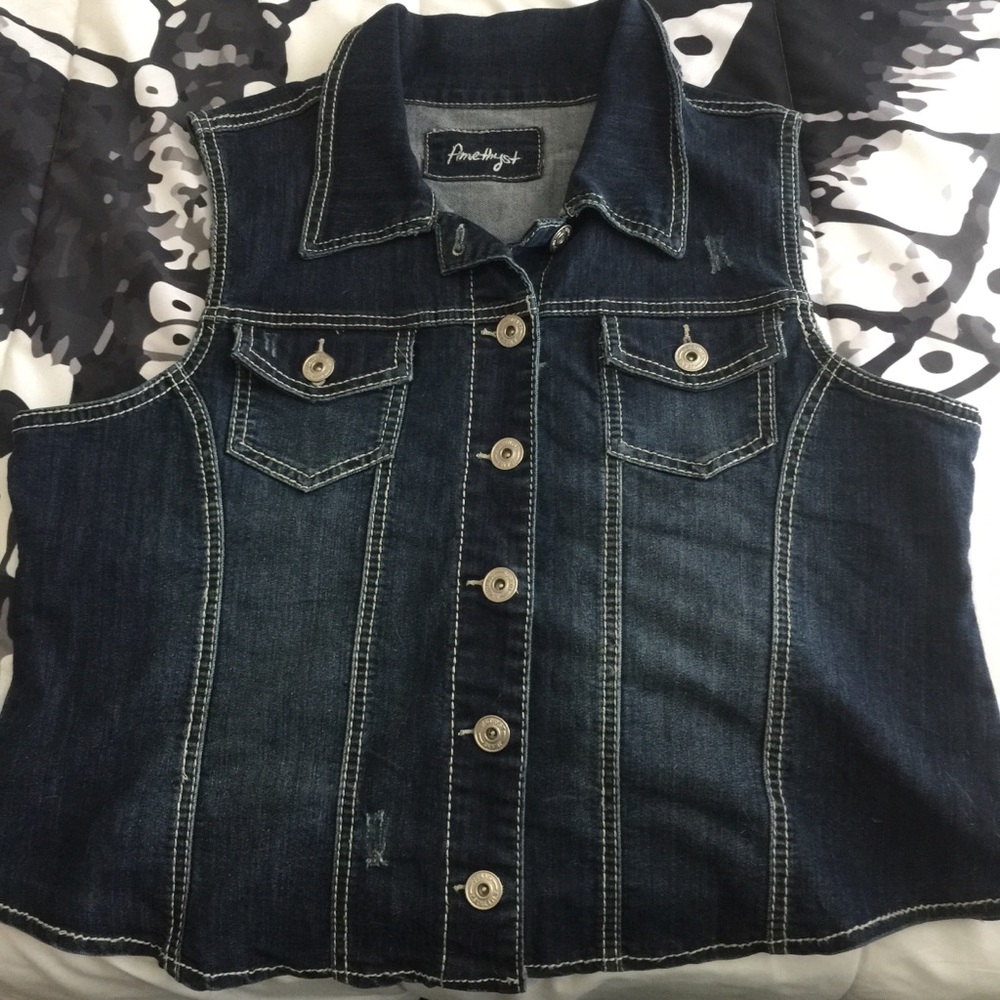 Amethyst Jeans Jean Vest Women’s